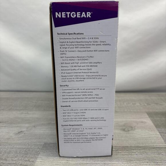 Netgear Nighthawk AC1750 (R6700v2) - Router Only No Cords - Picture 2 of 10